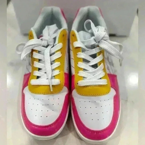 Barbie Tennis Shoes Authentic Barbie Logo Sneakers (Size 9) - Picture 2 of 8